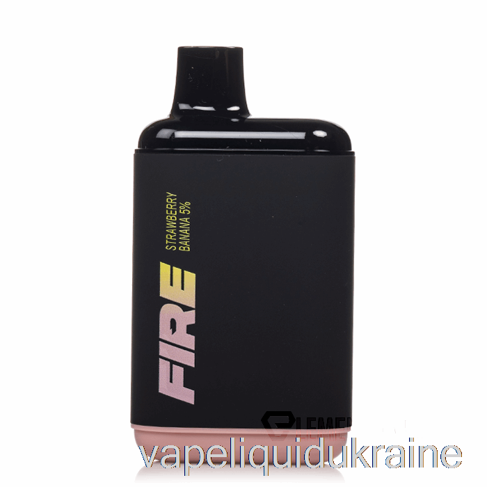 Vape Liquid Ukraine Fire XL 6000 Disposable Strawberry Banana